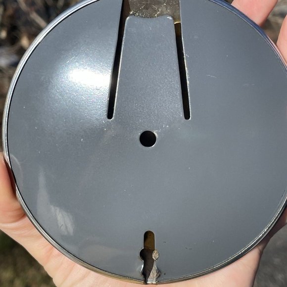 4 1/2" Chrome Plated CLOCK PARTS Pendulum Bob 20th C. VINTAGE - Picture 13 of 14